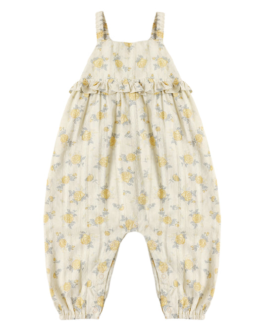 Kinsley Jumpsuit||Lemon Ditsy Flower