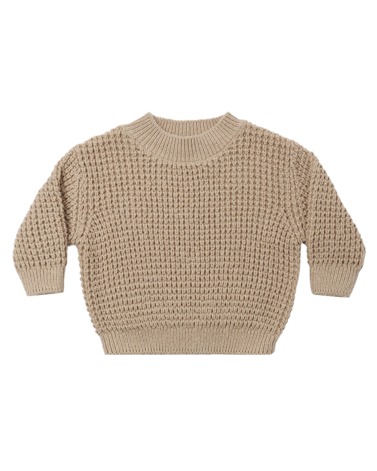 Chunky Knit Sweater Heathered Latte