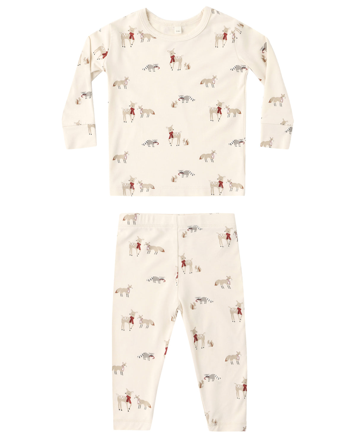 Bamboo PJ Set Forest Friends