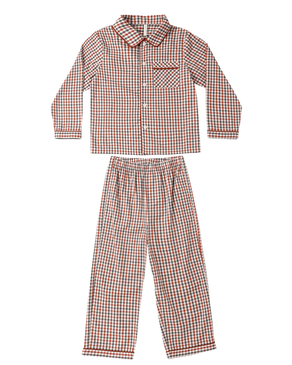 LS PJs Holiday Gingham