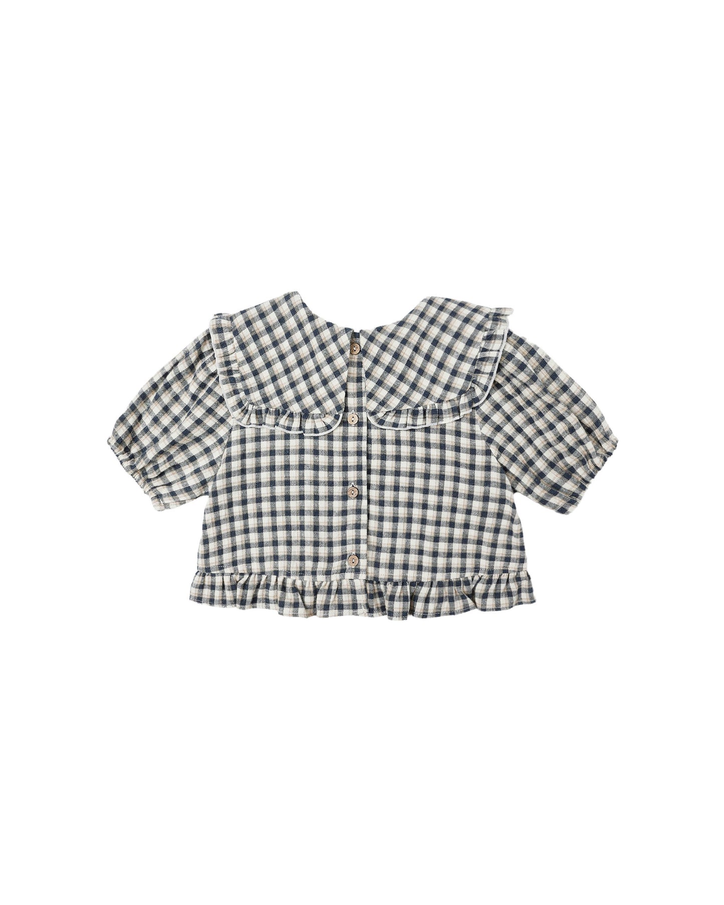 Prairie Blouse||Navy Check