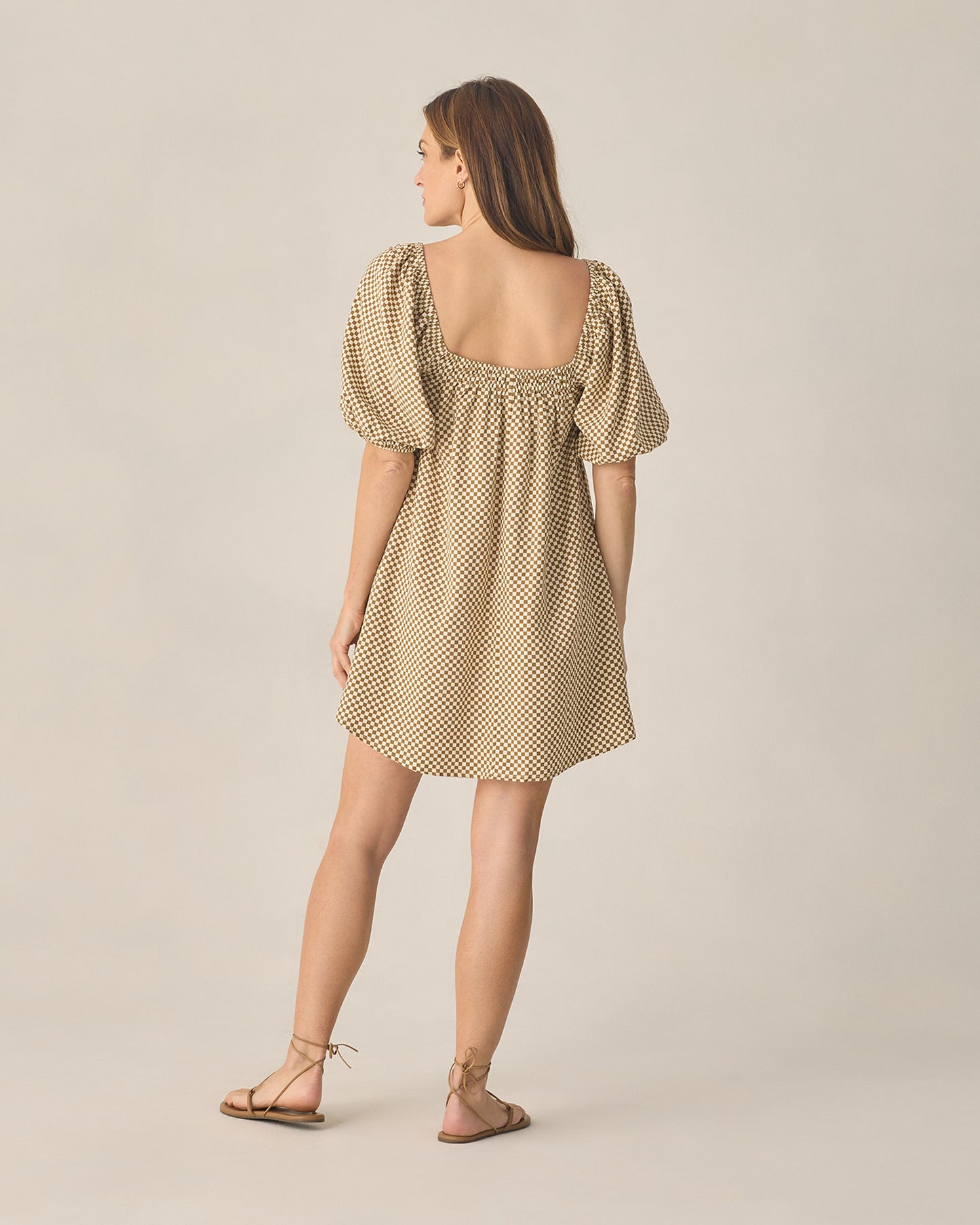Women's Sabrina Mini Dress||Ocre