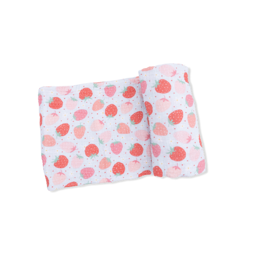 Strawberry Bliss - Swaddle Blanket