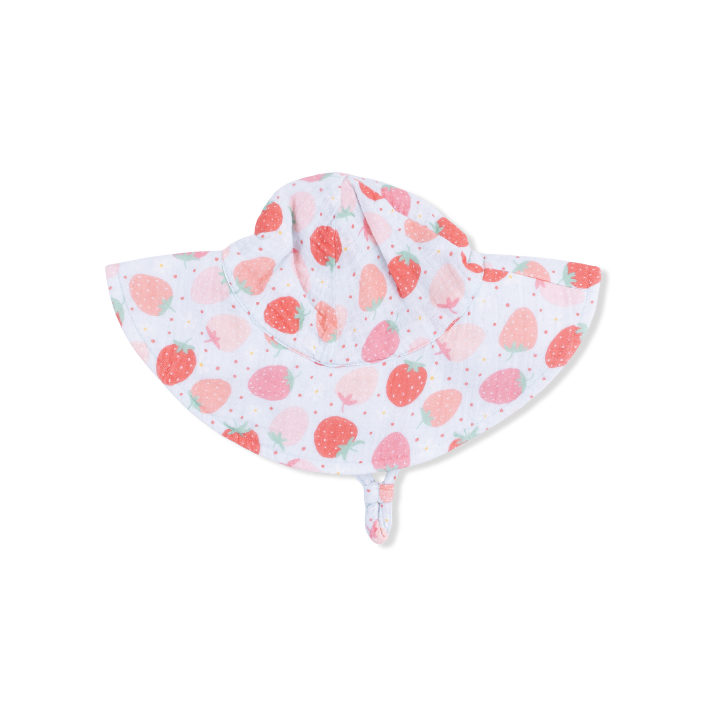 Strawberry Bliss - Wide Brim Sun Hat