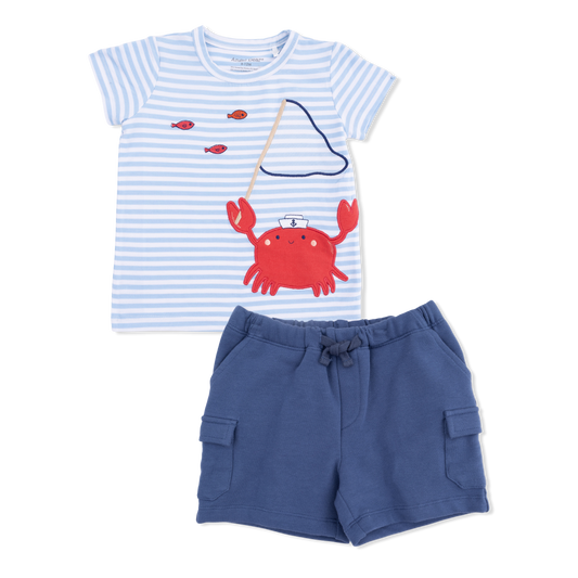 Sailor Sea Creatures - Crew Tee/Cargo Short