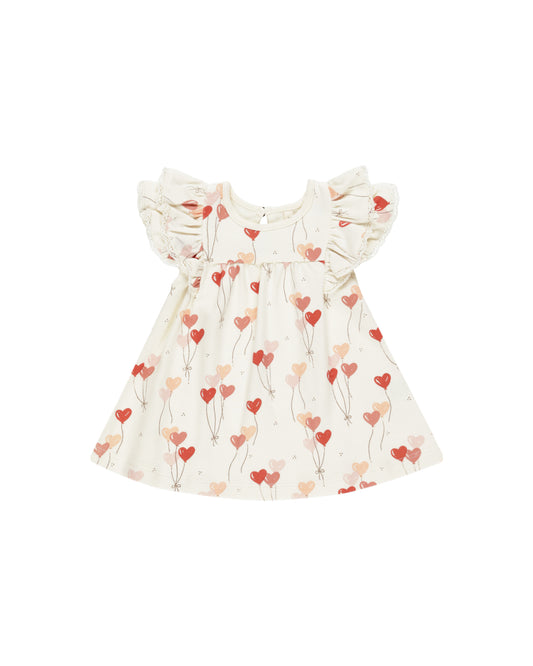 Flutter Dress||Heart Balloons