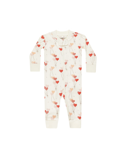 Zip LS Sleeper||Heart Balloons